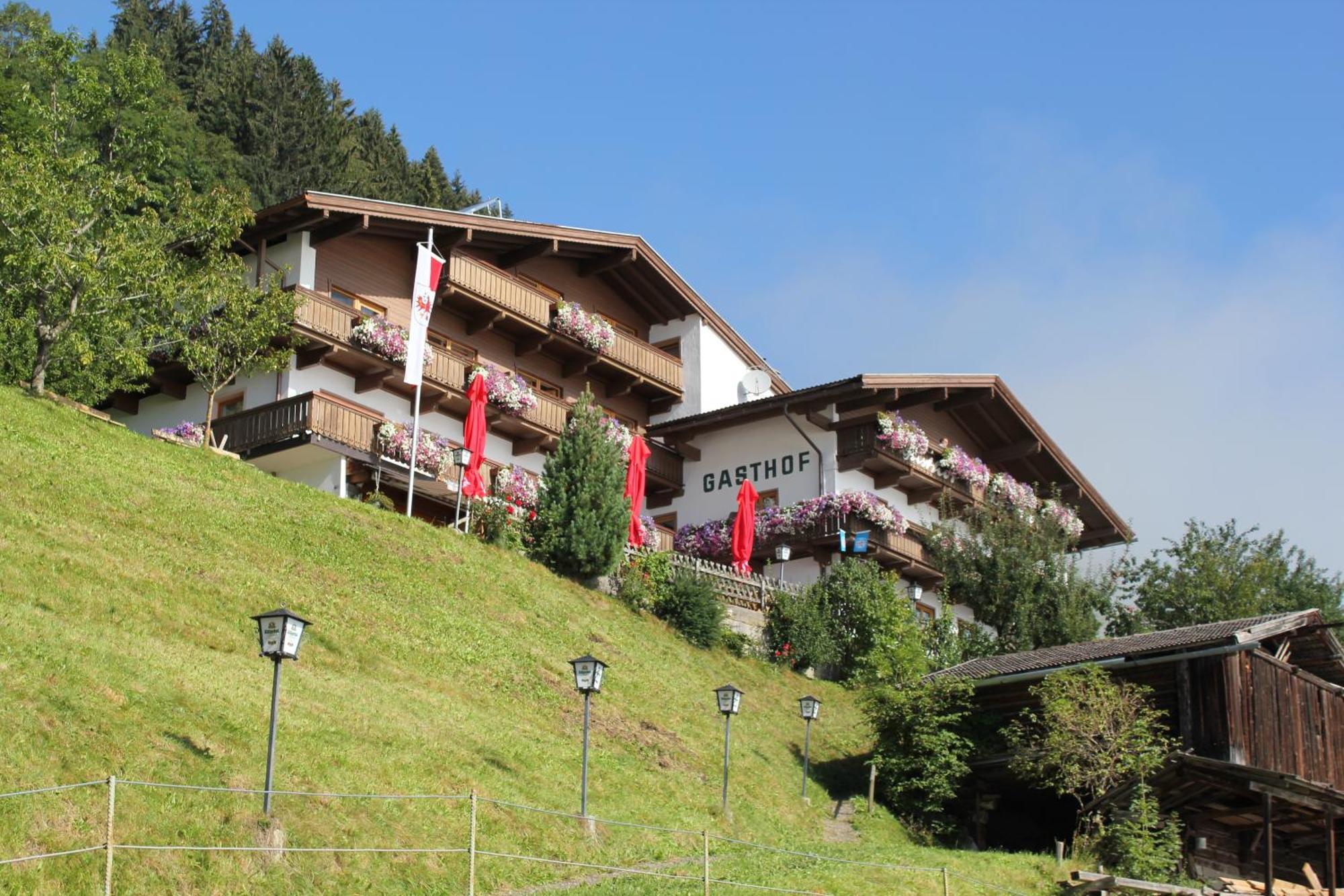 Gasthof Pension Berghof Hippach Eksteriør bilde