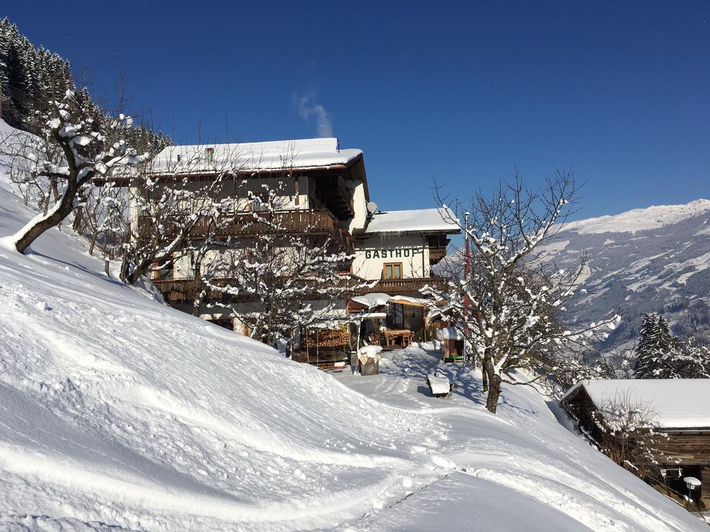 Gasthof Pension Berghof Hippach Eksteriør bilde